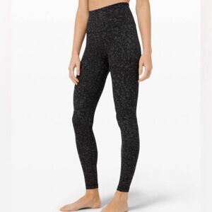 lululemon athletica Black Leopard Leggings